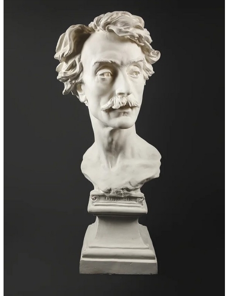 Buste de Jean Léon Gérome d'après Jean-Baptiste Carpeaux.