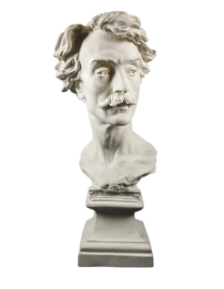Bust of Jean Léon Gérome after Jean-Baptiste Carpeaux.