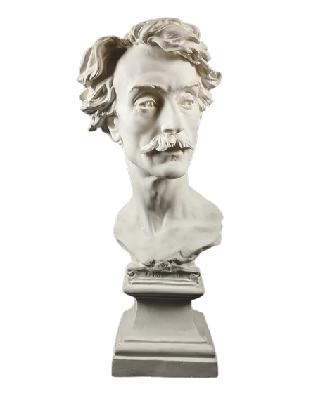 Buste de Jean Léon Gérome d'après Jean-Baptiste Carpeaux.