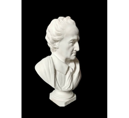 Buste de Johann Wolfgang Von Goethe.