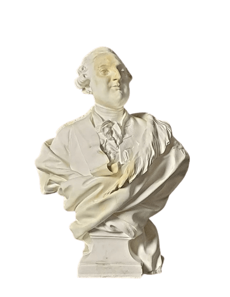 Busto de Luis XVI, rey de Francia, según Louis-Simon Boizot.