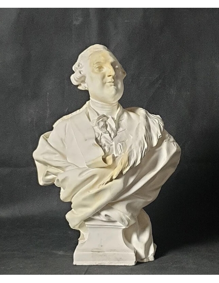 Busto de Luis XVI, rey de Francia, según Louis-Simon Boizot.