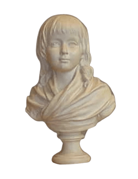 Bust of the King of France Louis XVII, after Jean-Baptiste Houdon