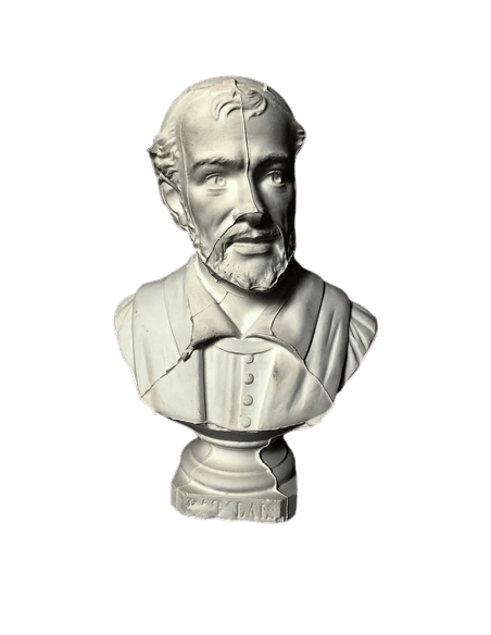 Bust of François Rabelais.