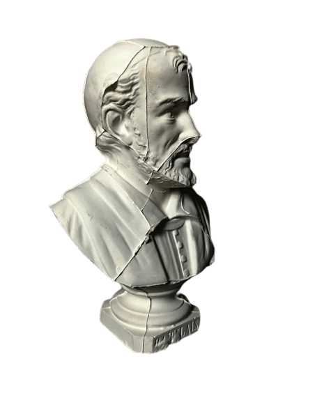 Bust of François Rabelais.