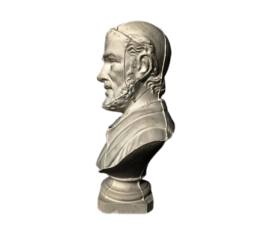 Bust of François Rabelais.