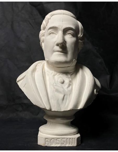 Bust of Gioachino Rossini.