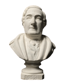 Bust of Gioachino Rossini.
