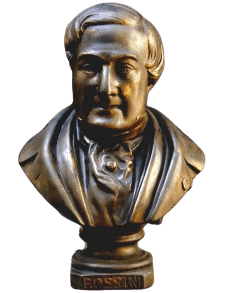 Bust of Gioachino Rossini.