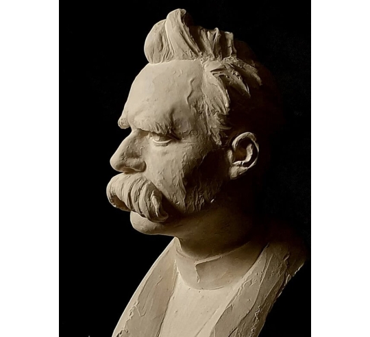 Buste de Friedrich Nietzsche d'après Sonia Queija.