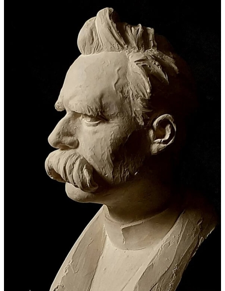 Buste de Friedrich Nietzsche d'après Sonia Queija.