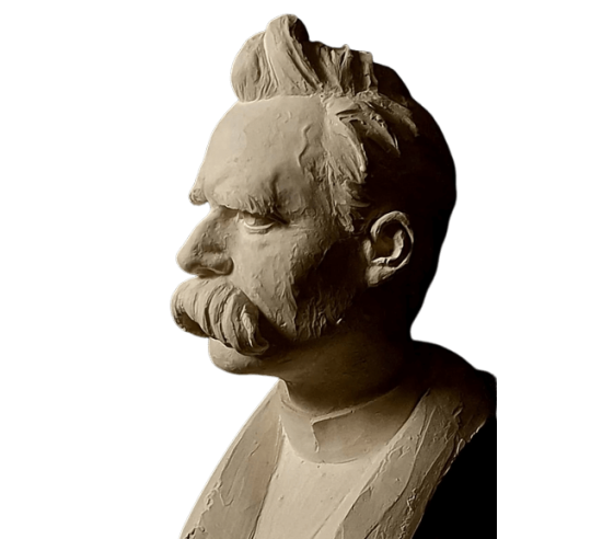 Buste de Friedrich Nietzsche d'après Sonia Queija.