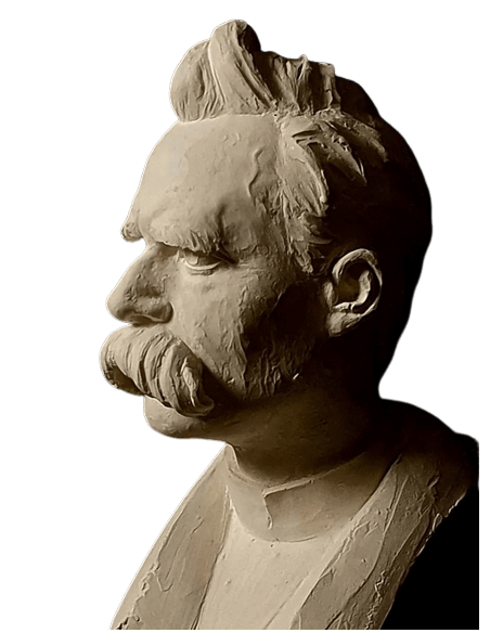 Buste de Friedrich Nietzsche d'après Sonia Queija.