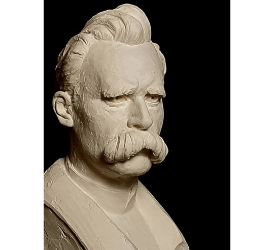 Buste de Friedrich Nietzsche d'après Sonia Queija.
