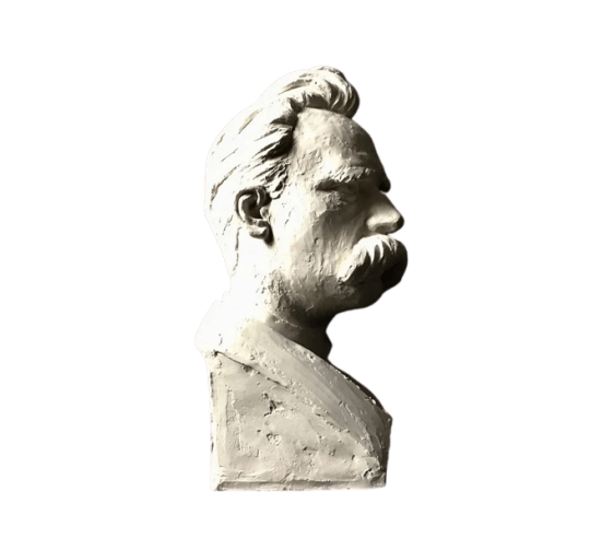 Buste de Friedrich Nietzsche d'après Sonia Queija.