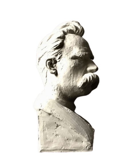 Buste de Friedrich Nietzsche d'après Sonia Queija.