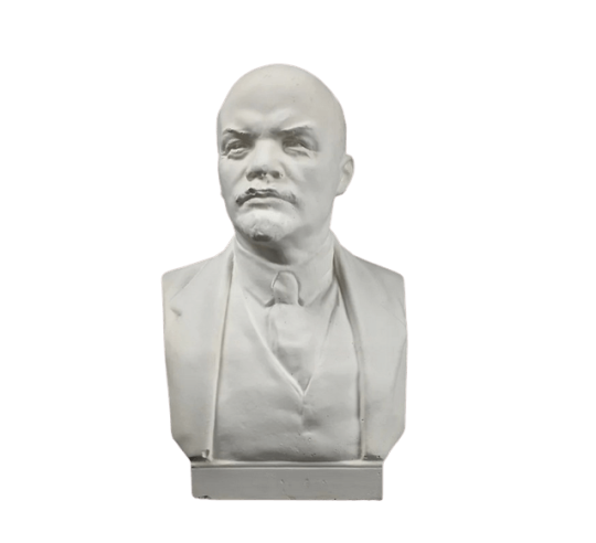Busto de Vladimir Ilich Ulianov, conocido como Lenin.