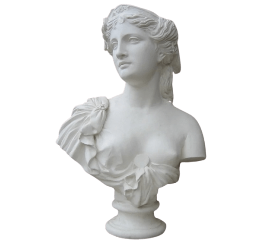 Bust of Helen of Troy after Jean-Baptiste Clesinger known as Auguste.