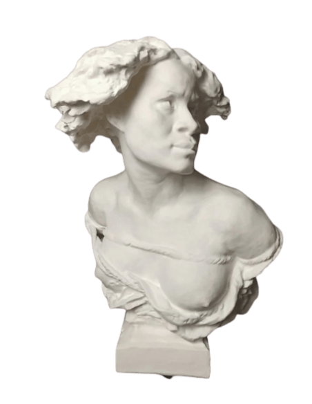 Buste de Pourquoi naitre esclave d'après Jean-Baptiste Carpeaux.