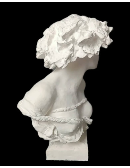 Buste de Pourquoi naitre esclave d'après Jean-Baptiste Carpeaux.