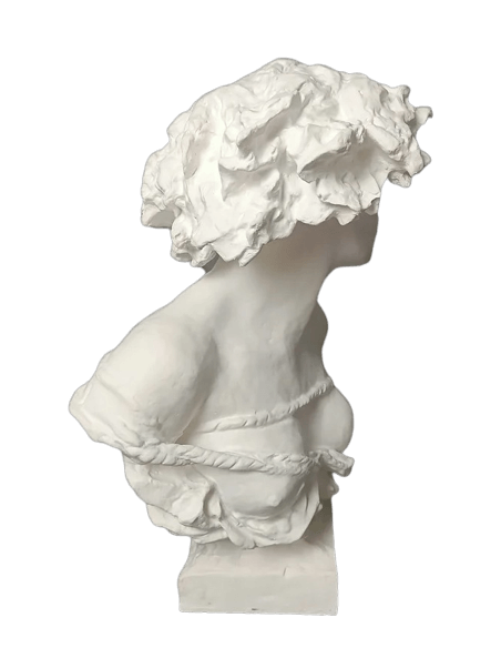Buste de Pourquoi naitre esclave d'après Jean-Baptiste Carpeaux.