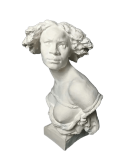 Busto de Por qué nacer esclavo según Jean-Baptiste Carpeaux.