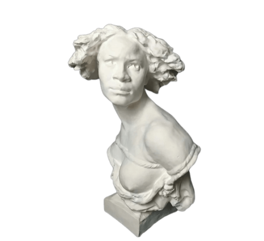 Bust of Why be born a slave after Jean-Baptiste Carpeaux.