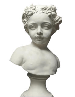 Busto de niña llamado "la primavera" según Jean-Baptiste...