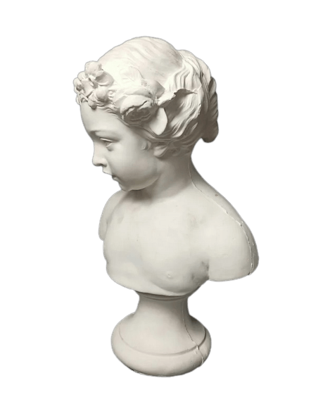 Buste de jeune fille le printemps d'après Jean-Baptiste Belloc.