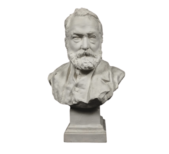 Bust of Victor Hugo after Jean-Antoine  known as Antonin Injalbert