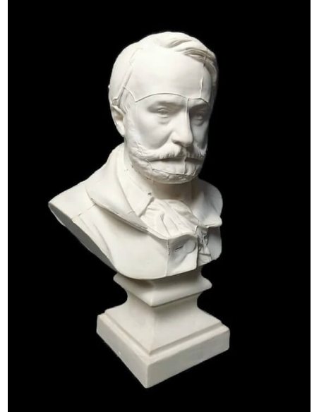 Bust of Victor Hugo.