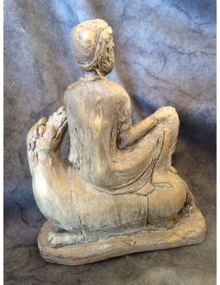 Hombre montado a camello