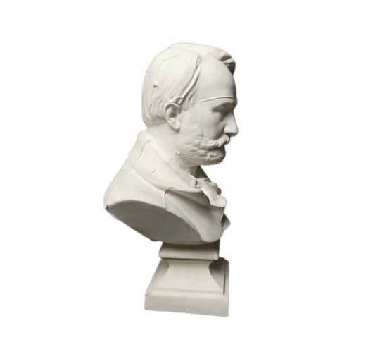 Bust of Victor Hugo.