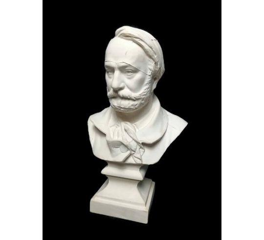 Bust of Victor Hugo.