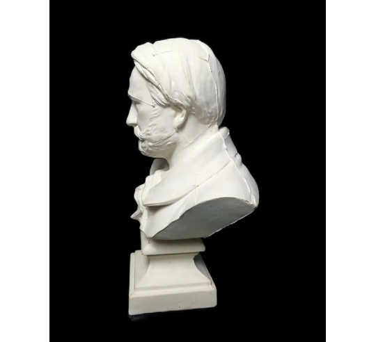 Bust of Victor Hugo.