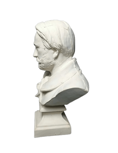 Bust of Victor Hugo.