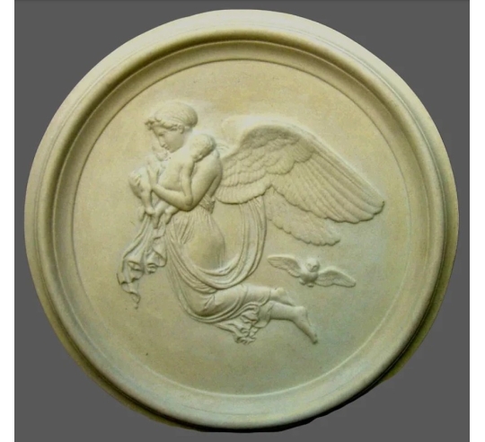 Bajorrelieve Noche con sus hijos y Sueño según...