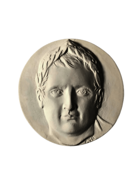 Medallion Emperor Napoleon Bonaparte crowned