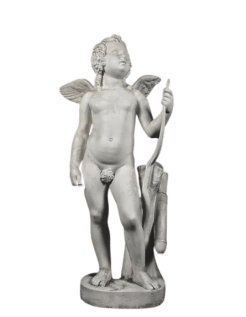 Statue of Cupid with his bow or Amorino after Bertel...