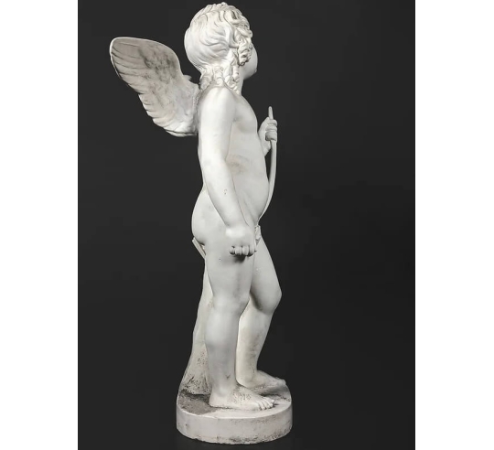Statue of Cupid with his bow or Amorino after...