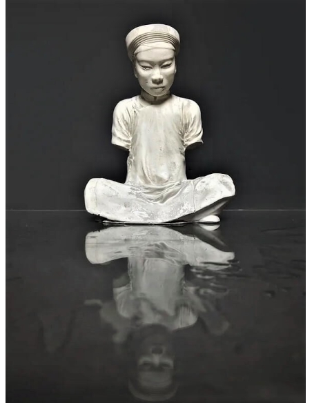 Statue de Scribe Annamite d'après Félix Delteil