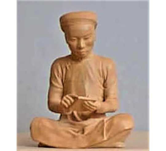Statue de Scribe Annamite d'après Félix Delteil