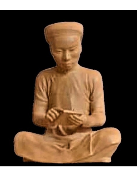 Statue de Scribe Annamite d'après Félix Delteil