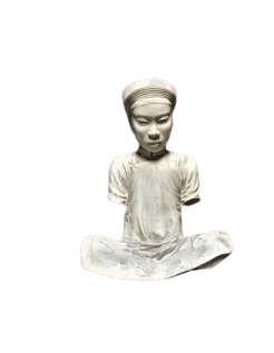 Annamite Scribe statue after Félix Delteil