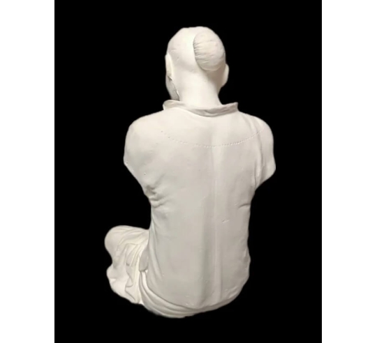 Statue of an Annamite seamstress after Félix...