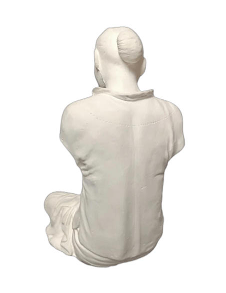 Statue of an Annamite seamstress after Félix Delteil