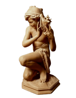 Statue of the Fisherman with Shell or Neapolitan Fisher...