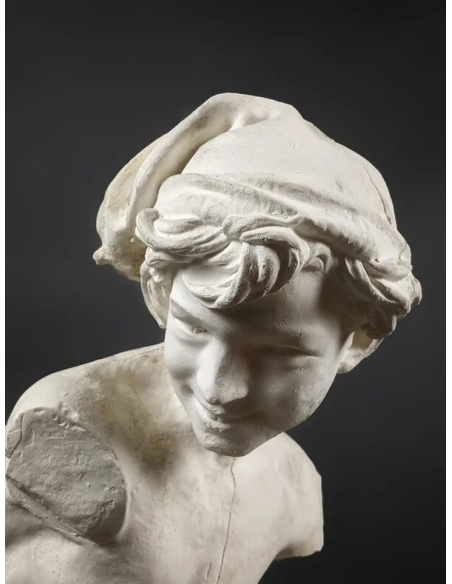 Estatua del Pescador a la Concha o Pescador Napolitano según Jean-Baptiste Carpeaux