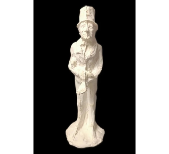 Statuette du huissier de justice d'après Honoré...