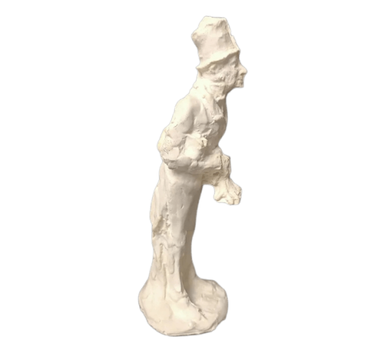 Statuette du huissier de justice d'après Honoré...